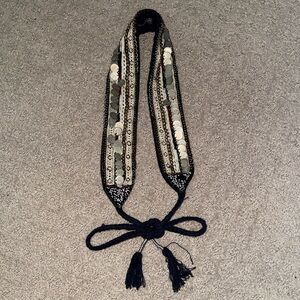 Earthbound Afghan Embellished Belt Tribal Coin Belly Dance Belt Bohemian Gypsy